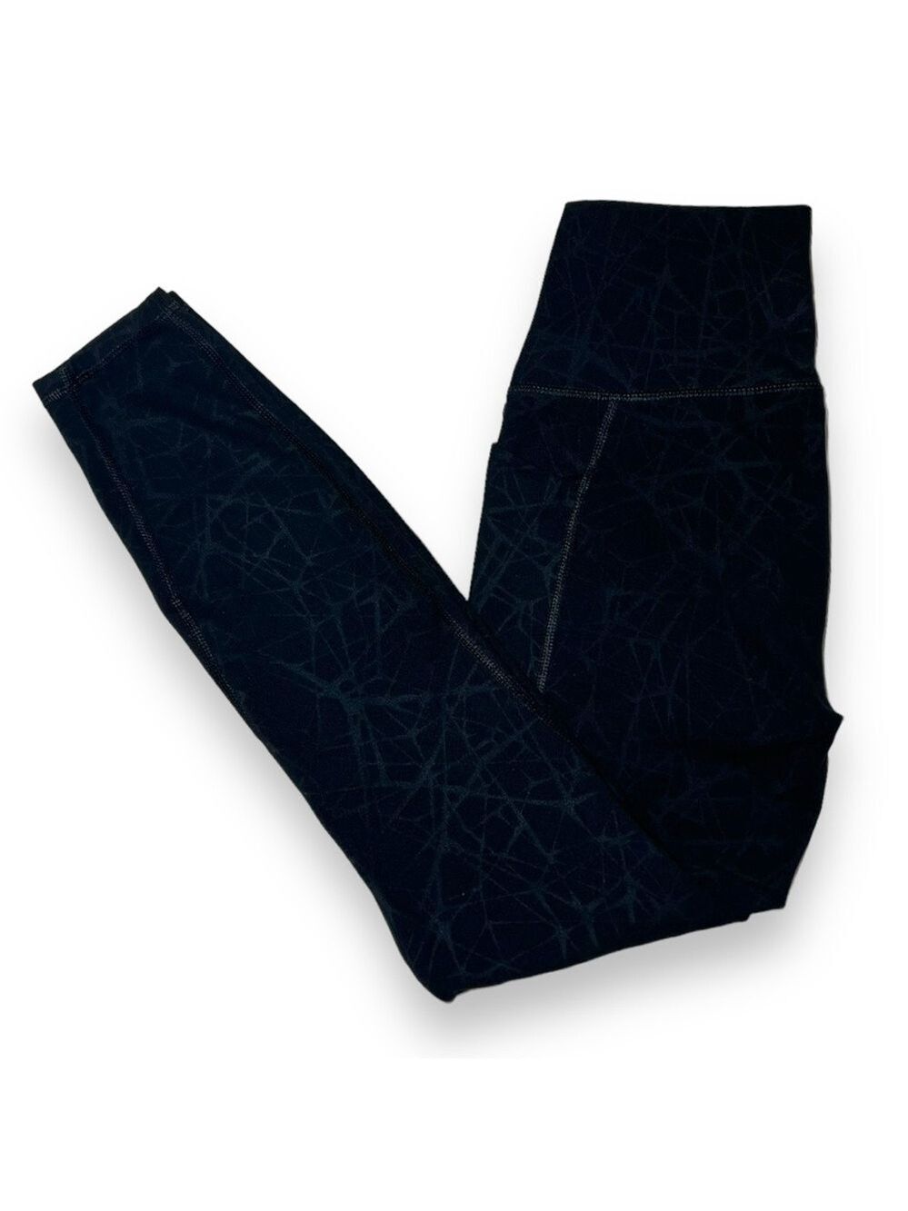 Spyder Womenâs Web Print High Rise Leggings Black Size Small